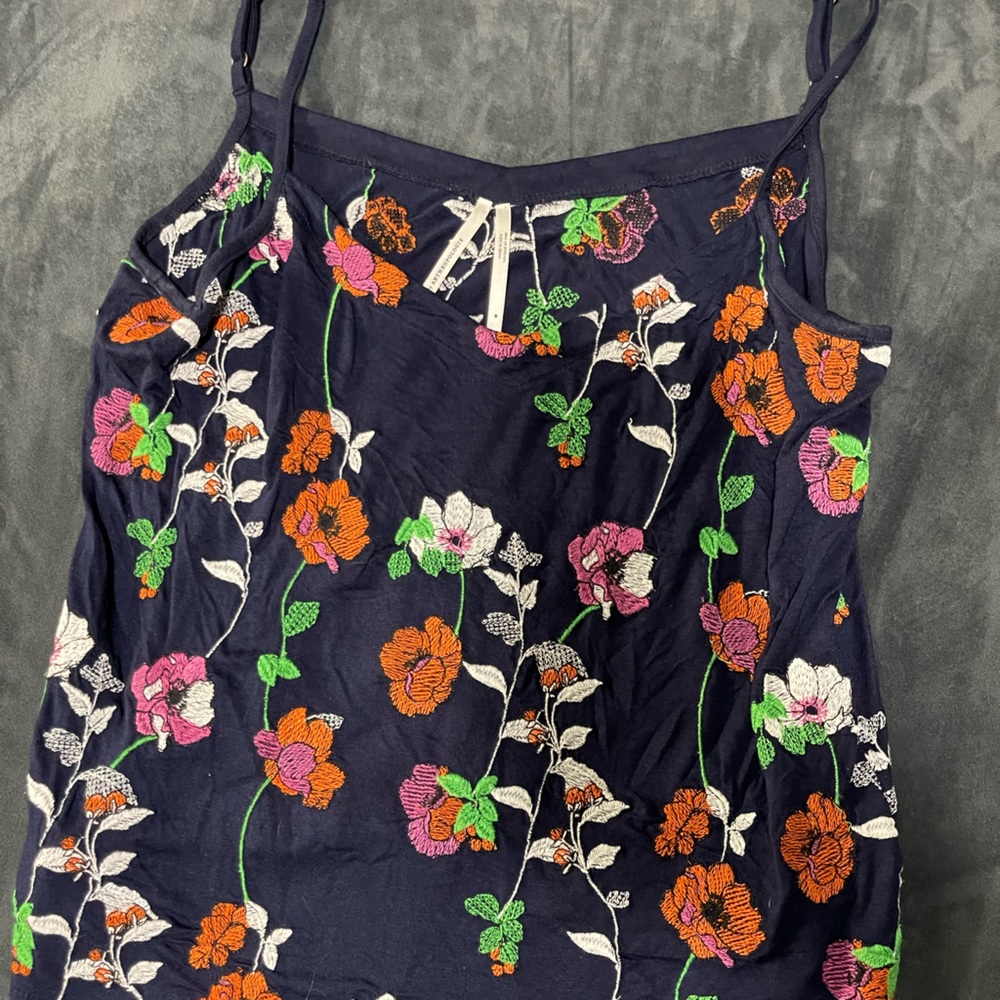 Embroidered cami